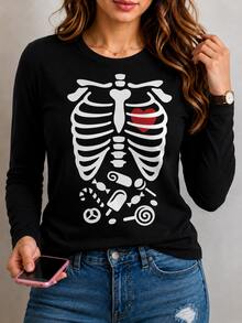 Women T-Shirts - Black - View 1