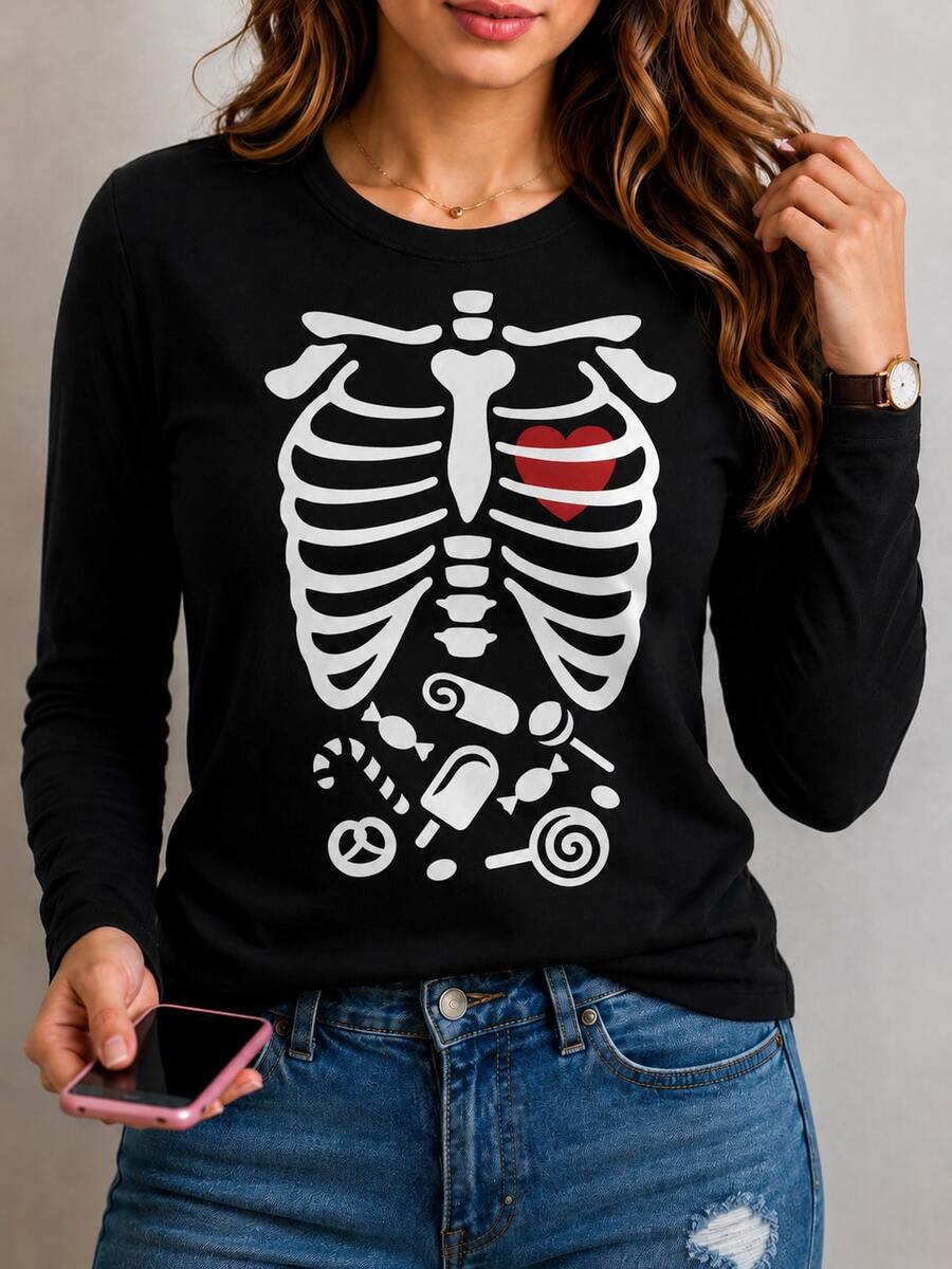 Women T-Shirts - Black - View 1