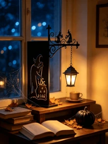 Vintage Bookshelf Lamp, Creative Wall Light, Ghost Book Decor, LED Ambient Light, Suitable For Book Dividers And Reading Nooks, Soft Warm Light, Perfect For Study, Desk, Bookshelf, Ins Style Bookshelf Decoration, Ideal Gift Choice - Bookend Light - View 13