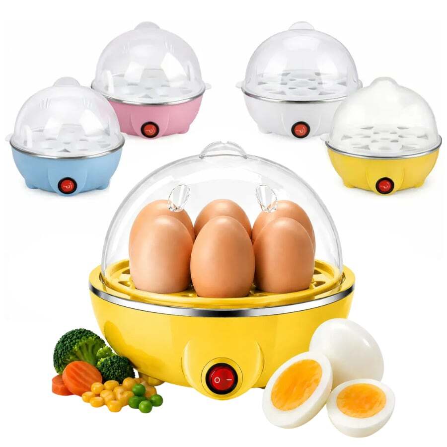 Cozedor de Ovos e Legumes Elétrico Portátil Cozinha à Vapor 220V - Entrada do Brasil (220V) - Visão 1