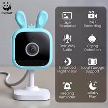 Dymonde S8A Camera, 2.4G Wi-Fi, Remote Control, Night Vision, Two-Way Video, Baby Cry Detection, Motion Detection, Built-In Lullabies, Pet Monitoring. - White - View 10
