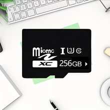 بطاقة ذاكرة TF - 256GB/128GB/64GB/32GB/توافق عالي، بطاقة تخزين بسعة كبيرة، قراءة/كتابة مستقرة، متينة، قابلة للتطبيق على نطاق واسع على أجهزة رقمية مختلفة، تخزين الصور والفيديوهات والملفات المهمة بسهولة، تلبي احتياجات التصوير اليومي ونسخ البيانات احتياطيًا والتسجيل والاستخدامات الأخرى! - أسود - مشاهدة 1