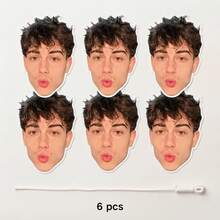 6-36pcs Custom Facial Photos Birthday Banners, Customized Paty Banner, Clear Printing, Perfect Party Decorations For Birthday Part, Anniversary, Wedding, Bridal Shower, Funny Photo Face Banner For Lover, Friend, Family, Personalized Funny Face Flags - Alien - View 10