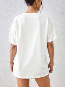 Women T-Shirts - White - View 2