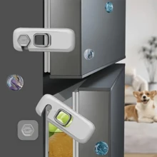 Baby Cabinet Locks & Straps - The Rice/green Color Will Be Sent at Random. - View 2