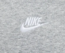 Nike Club Full-Zip Hoodie Sweatshirt Men's Grey - Grey - View 6