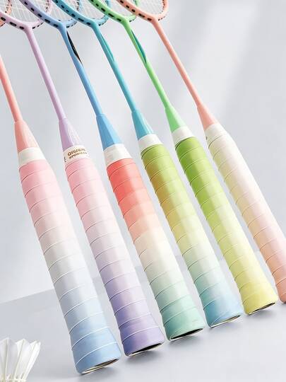 8pcs Badminton Grip Tape Anti-Slip Shock-Absorbing Comfortable Badminton Handle Wrap Gradient Grip Tape 7c Professional Tennis Grip Tape, Suitable For People Who Need Tactile Feel And Pursue Appearance