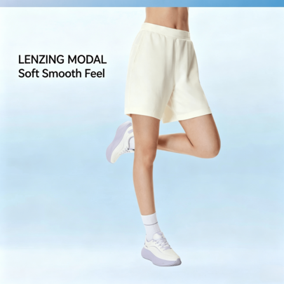 LI-NING Fitness Series Women's Loose Sweat Shorts AKSW126