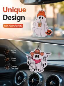 Halloween Ghost Pendant Car Air Freshener - Multicolor - View 4