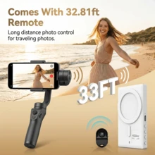Layar Vlog Bertenaga Baterai Isi Ulang untuk Smartphone [Catu Daya Ganda 36V (Baterai/USB), Kompatibel dengan Smartphone iOS dan Android] [Rilis di Lokasi, Produksi Konten, Selfie, Tipe Speaker (3,97 Inci)] - MultiWarna - View 2