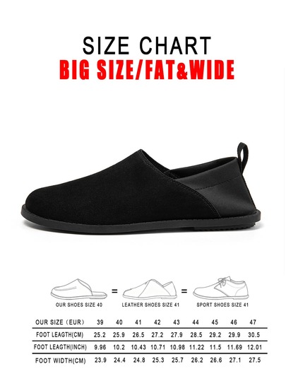 Sepatu Loafer Kasual Slip-On Ukuran Plus Pria dengan Bordir Indah, Jahitan Kokoh, Bagian Atas Fleksibel, dan Kenyamanan Saat Dipakai