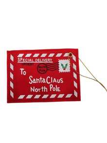 1 Set (50pcs) Christmas Santa Gift Bag Non-Woven Candy Bag, North Pole Letter Pouch, Holiday Party Gift-Giving - One Size - View 7