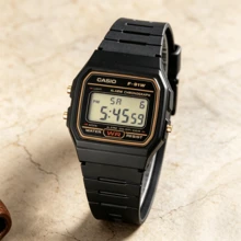 Casio 情侶石英手錶 - 黑色 - 查看 3