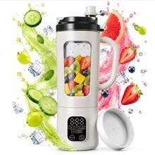 Portable Juicing Cup For Fresh Squeezing! Large Capacity Leak Proof, Easy To Clean, High-Value Treasure Juice Cup With Multiple Colors To Choose From, One Second Cleaning For Portable Juice Machine, Battery Capacity: 1300mAh - Multicolor - View 14