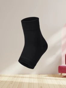 Ankle Support Sleeve, Compression Ankle Brace, High Elastic Knitted Fabric, Thin Open Toe Short Sock Style Ankle Support, Breathable Gentle Compression For Sprain Recovery, Unisex, Suitable For Running, Gym Fitness, Daily Walking, Ankle Injury Protection - Multiple Styles - View 9