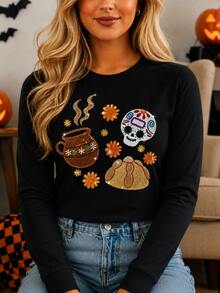 Women T-Shirts - Black - View 1