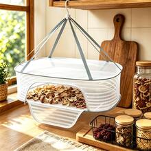 Multifunctional Foldable Drying Net For Laundry Clothes Delicates Socks Underwear Shoes Toys, Enclosed Mesh Design, Space Saving Hanging Dryer For Balcony Bathroom Dorm Travel, Quick Dry, Portable Storage Solution With Sturdy Netting - View 8
