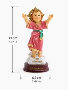 Infant Jesus Figurine, Religious Christian Decor, Catholic Home Decoration, Sacred Heart Gift, Faith Tabletop Ornament, Prayer Altar Decor, Baptism Gift, First Communion Gift, Christmas Religious Decor, Christian Gift Idea - A - View 12