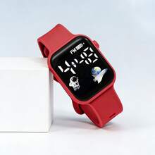 6/1pc Boys & Girls Watch Set, Digital Display Sports Style LED Screen Watch, Casual Sports Electronic Watch Suitable For Daily Life, School, Gatherings, Parties, Perfect Gift For Mother's Day And Back To School (Gift Box Not Included) - Multicolor - View 6