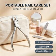 Heavy-Duty Stainless Steel Eagle Beak Pliers, Pointed Tip For Deep Nail Groove, Built-In Spring For Effortless Use, Trims Thick And Hard Nails Without Jamming, Essential Hand And Foot Care Set, 1/2pcs Optional - Dead Skin Pliers - View 12