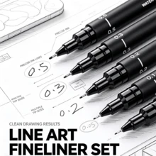 UNI PIN 200 Technical Drawing Pen, Manga Design Pen, Tracing Pen - A - View 3
