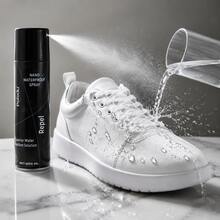 Polodu Nano Waterproof Spray 300ml - Impermeabilizante para Zapatos y Ropa, Repelente al Agua y Antimanchas, Protector de Calzado, Tela, Cuero y Gamuza, Larga Duración, Fácil de Aplicar, Ideal para Lluvia y Uso Diario - A - Ver 4