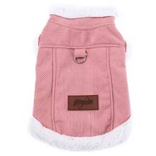 1 chiếc áo khoác gile nỉ khóa kéo cho chó cưng, quần áo thú cưng ấm mùa thu/đông, áo len chó nhung kẻ cổ điển, phù hợp cho chó con, chó nhỏ và trung bình - Nhiều màu - Xem 13