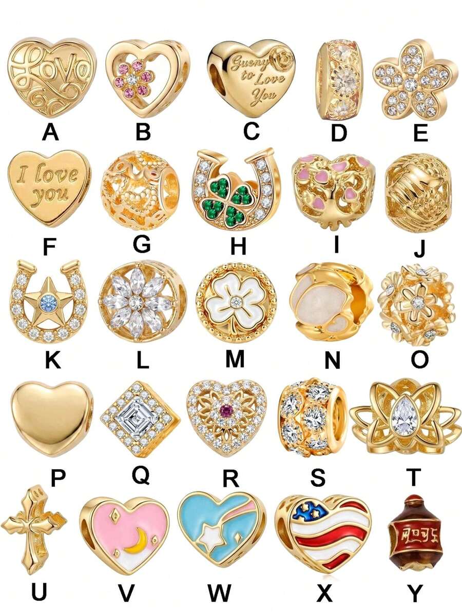 1pc Fashionable Charming Women's Pendant Bracelet Charm Accessory - Multicolor - View 1