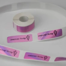 2 Roll 12*40mm Holographic Label Sticker For Marklife P15 P12 P11 D30 Q30S Label Printer Waterproof Self-Adhesive Thermal Paper - A - View 3