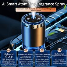 Humidificateurs pour voitures - 1 diffuseur d'arômes + 3 flacons de parfum (Colline + Océan + Cologne) - Voir 2