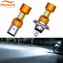 Heyword H4/P15D/BA20D 27W LED 3 COB Motorcycle Bulb 1300LM 6000K - H4-3COB - View 2