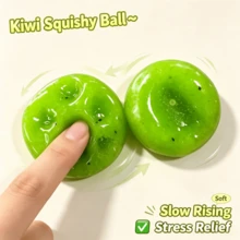 Realistic Fruit Smoothie Squishy Slow Rebound Soft Rubber Stress Relief Toy, Cute Model Desktop Decoration, Creative Anti-Stress Squeeze Ball Kids Toy - Multicolor - View 4