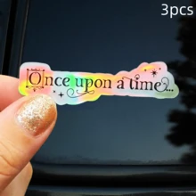 Once Upon A Time... Classic Fairy Tale Opening, Waterproof Vinyl Sticker - Durable Smooth Surface, Self-Adhesive Bumper Sticker, Suitable For Cars, Windows, Laptops, Trucks, Water Bottles - Multi-Purpose Durable Design, Car Sticker - Vinyl - View 12