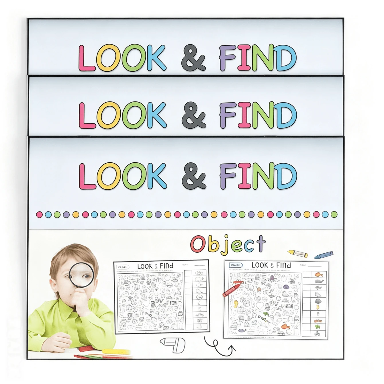 English Letter Phonics Word Search & Coloring Workbook | Suitable For Preschool To 1st Grade, Fun English Word Search Book, For Home Or School Use, Paper Material, Colorful - Multicolor - View 1