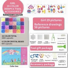 Set Hadiah Manik-Manik Ajaib Kabut Air - Mainan Edukatif Kreatif dan Menyenangkan untuk Anak-Anak; Kit Kerajinan Tangan DIY untuk Meningkatkan Konsentrasi; Cocok untuk Hari Anak, Taman Kanak-Kanak, atau Hadiah Ulang Tahun - MultiWarna - View 14
