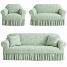 Sofa Slipcovers - Mint Green - View 1