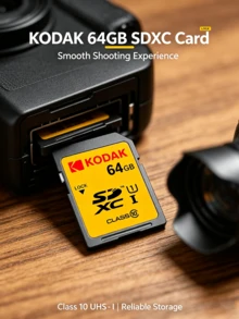 Kodak Kartu memori MicroSD, 16GB/32GB, Kelas 10 UHS-I U1, kartu memori TF berkecepatan tinggi, perekaman video definisi tinggi, kompatibel dengan dashcam, ponsel, dan laptop. - View 5