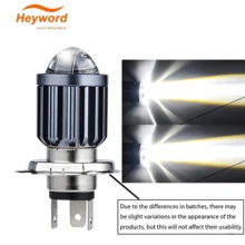 Heyword 1pc H4 LED Motorcycle Headlight Bulb HB2 9003 12V-24V High/Low Beam Suitable For Scooter Motorcycle LED Headlight Bulb Conversion Kit White - Beige - View 9