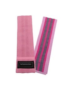 This 3-Color Fabric Elastic Resistance Band Features A Loop Design, Suitable For Various Exercises Like Squats And Side Steps. It's Ideal For Fitness And Helps Complete Various Strength Training Movements For Hips And Legs. - Multicolor - View 13