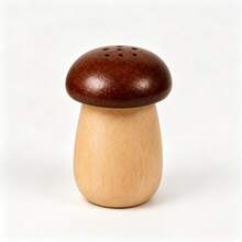 1pc Mushroom Toothpick Holder, Multifunctional Portable Walnut Wood Solid Toothpick Box, Creative Cute Adjustable Detachable Cartoon Acorn Toothpick Can, Portable Minimalist Toothpick Storage Box, Premium Floss Toothpick Bucket, New Creative Storage Box, Light Luxury Premium Home Daily Use - Multicolor - View 13
