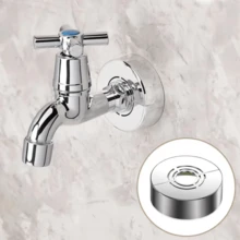 1/3pcs Adjustable Faucet Decorative Cover, Black/Silver, Cuttable Split Design, Suitable For Shower And Water Heater Valves - 1cm - View 6