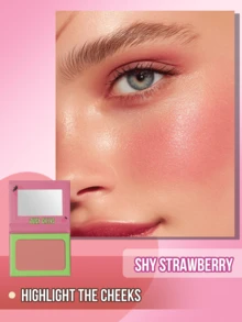 MISSLYN 2PCS Juicy Cheeks Fruity Shimmer Blush & Milk Shake Powder Blush Set, Buildable Color & Smooth Blendable, Face Blush & Shimmer Duo Set, For Everyday Wear, Party & Night Out, Hot Shimmer & Soft Glow, Makeup Blush Kit - #01+#10 - View 4