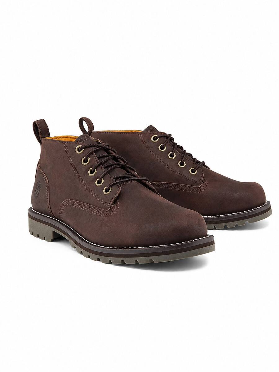 Timberland New Outdoor Mid-Top Work Boots, Grip & Water-Resistant Men's Martin Boots - Dark Coffee - View 1