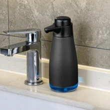 Stainless Steel Soap Dispenser 450 Ml, Kitchen Countertop Pump Bottle For Liquid Soap, Refillable Household Bottle For Dish Soap And Hand Sanitizer, 10 X 19.6 Cm - 1pc - View 5