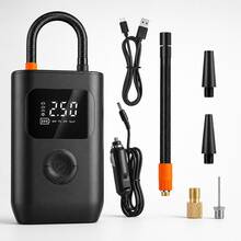 Portable Tire Inflator Pump 12V Car Tire Pressure Pump, USB And 12V DC Dual Power Car Charging, Digital LCD Display With LED Light, Auto Shut-Off, Suitable For Cars, Motorcycles, Bicycles, Balls And Other Inflatable Items - Wireless - View 12