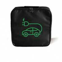 1pc Electric Vehicle Charging Cable Storage Bag - Portable Durable Universal Organizer Box For Charging Cables, Hoses And Accessories, Car Storage, Car Accessories - Storage Bag - View 14