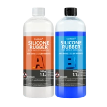 Blue Liquid Silicone Rubber 15A Soft 1:1 Mix Low Shrinkage High Tear Strength Mold Making 120g/250g/500g - A - View 9