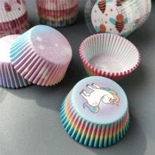 Cangkir Kertas Kue, Perlengkapan Dekorasi Pesta, Cangkir Kertas Sekali Pakai Tahan Minyak untuk Memanggang Muffin, Kertas Alas Kue - View 8
