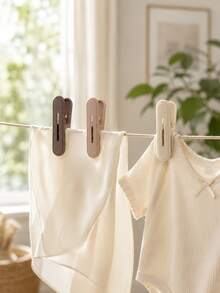 5/12/30pcs Mini Plastic Clothes Pegs, Home And Travel Use, Closet Storage Clips, Can Clip Socks, Boots, Bras, Towels, Wind-Proof Mark-Free Laundry Clips, Suitable For Socks, Towels, Baby Clothes, Fit For Bathroom, Kitchen, Office, Dorm And Back To School Season, Room Decor - Multicolor - View 5