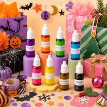 Set Gel Cair Dekorasi Kue DIY Aneka Warna, Aksesoris Pewarna Ornamen Kue Buatan Tangan, Alat Pembentuk Dekorasi Permukaan Sabun Aromaterapi Telur Paskah DIY (Aksesoris Dikirim Secara Acak) - View 16